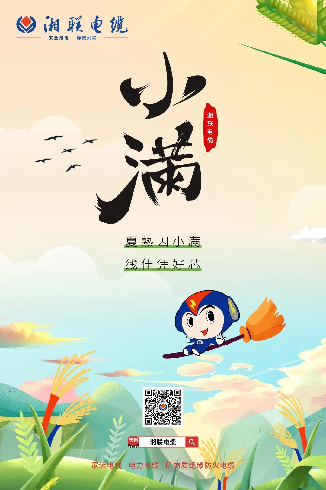 小滿節(jié)氣今日至，用電安全需重視！#安全用電你我湘聯(lián)